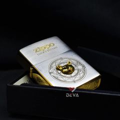 Zippo Ốp Tượng Chú Mèo May Mắn Lucky Kitten ZN23