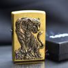 Zippo Đồng Bụi Ốp Emblem Hổ Núi ZN102