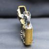 Zippo Đồng Bụi Ốp Emblem Hổ Núi ZN102