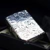 Khắc hoa văn màu bạc cổ Antique ZN52