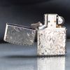 Khắc hoa văn màu bạc cổ Antique ZN52