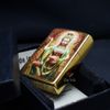 Zippo In Hình Vị Nữ Thần Tay Cầm Sen ZN273