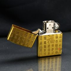 Zippo Khắc Chủ Đề Chữ Phúc May Mắn ZN76