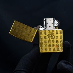 Zippo Khắc Chủ Đề Chữ Phúc May Mắn ZN76
