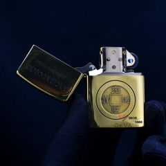 Zippo Khắc Đồng Tiền Phong Thủy Ancient Coins ZN41