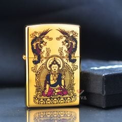 Zippo Khắc Hình Đức Liên Hoa Thủ Bồ Tát ZN34