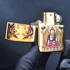 Zippo Khắc Hình Đức Liên Hoa Thủ Bồ Tát ZN34