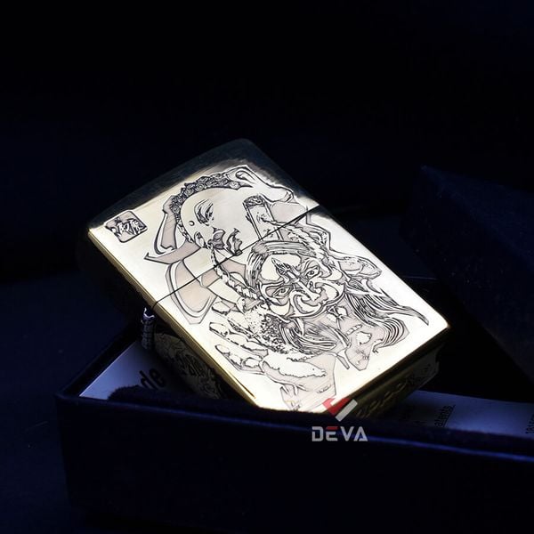 Zippo Khắc Đức Phật Và Ma Quỷ ZN371