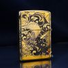 Zippo Khắc Hình Rồng Nổi 4 Mặt ZN81