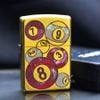 Zippo Khảm Trai Chủ Đề Bi-a Pool 9 Ball ZN202