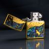 Zippo Khảm Trai Chủ Đề Mèo Ngắm Trăng ZN59
