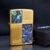 Zippo Khảm Trai Kẻ Ô Vân Sọc ZN62