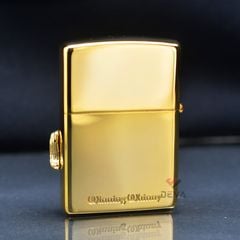 Zippo Khảm Trai Mạ Vàng Ốp Ngựa Nổi 3D ZN16