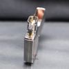 Zippo Viền Bạc Hoa Văn Khảm Trai ZN195