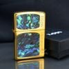 Zippo Khảm Xà Cừ Khắc Logo Cạnh Bên ZN39