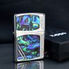 Zippo Khảm Xà Cừ Khắc Logo Cạnh Bên ZN39