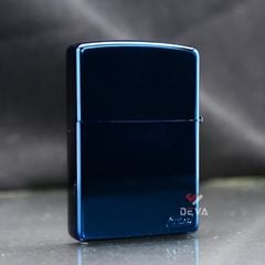 Zippo Mạ Titanium Xanh Hình Rồng Vàng ZN97