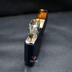 Zippo Mạ Titanium Xanh Hình Rồng Vàng ZN97