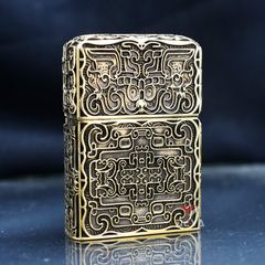 Zippo Ốp Hình Thú Ăn Tiền Mang Tài Lộc ZN101