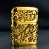 Zippo Ốp Nổi Phù Điêu Hoa Văn Cổ Điển ZN146