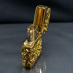 Zippo Ốp Nổi Phù Điêu Hoa Văn Cổ Điển ZN146