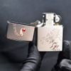 Zippo Satin Khắc Bọ Cạp Đính Đá ZN69