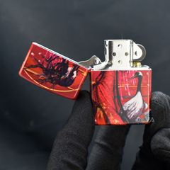 Zippo Hộp Mica Sơn Chủ Đề Hoạt Hình Cô Gái Mặc Hán Phục ZN124