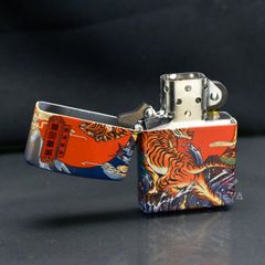 Zippo Hộp Mica Sơn Chủ Đề Hổ Gầm ZN119