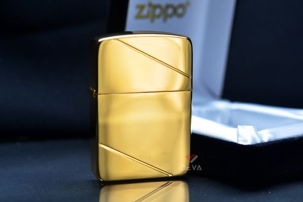 Zippo tái bản 1941 mạ vàng kẻ chéo số giới hạn ZN293