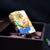 Zippo Vỏ Dày Ốp Nổi Kỳ Lân Đầu Rồng ZN84
