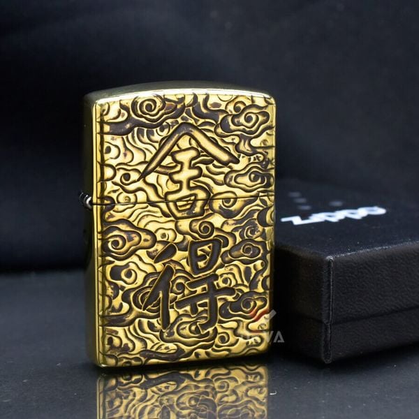 Zippo Armor Khắc Chủ Đề Quy Luật Xả-Đắc Nhân Quả ZD24