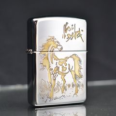Zippo Khắc CNC Hình Ngựa ZK124