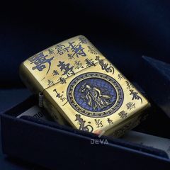Zippo Armor Khắc Hình Ông Thọ Trong Bộ Ba Phúc Lộc Thọ ZD13