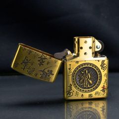 Zippo Armor Khắc Hình Ông Thọ Trong Bộ Ba Phúc Lộc Thọ ZD13