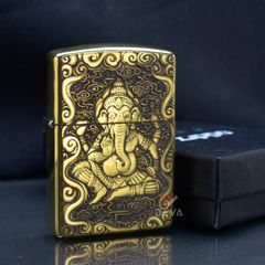 Zippo Armor Khắc Vị Thần Ganesha Của Ấn Độ Giáo ZD42