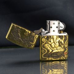 Zippo Armor Khắc Vị Thần Ganesha Của Ấn Độ Giáo ZD42