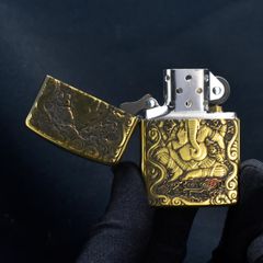 Zippo Armor Khắc Vị Thần Ganesha Của Ấn Độ Giáo ZD42
