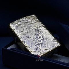 Zippo Armor Vỏ Thô Khắc Nổi Logo Zippo ZD25