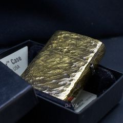 Zippo Armor Vỏ Thô Khắc Nổi Logo Zippo ZD25