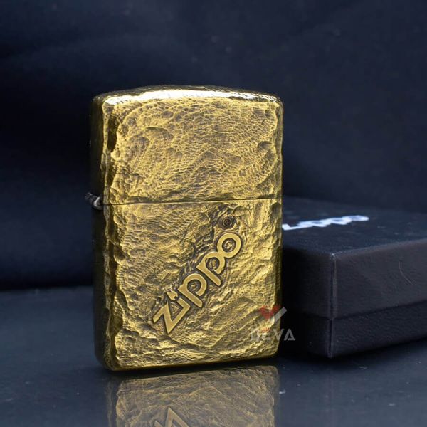 Zippo Armor Vỏ Thô Khắc Nổi Logo Zippo ZD25