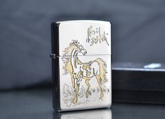 Zippo Khắc CNC Hình Ngựa ZK124