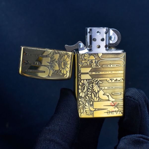 Zippo Slim Khắc Nổi 5 Mặt Thương Hiệu Marlboro ZK26