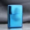 Zippo Xanh Sapphire Khắc Hình Rồng Bay Mạ Vàng ZK07