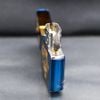Zippo Xanh Sapphire Khắc Hình Rồng Bay Mạ Vàng ZK07