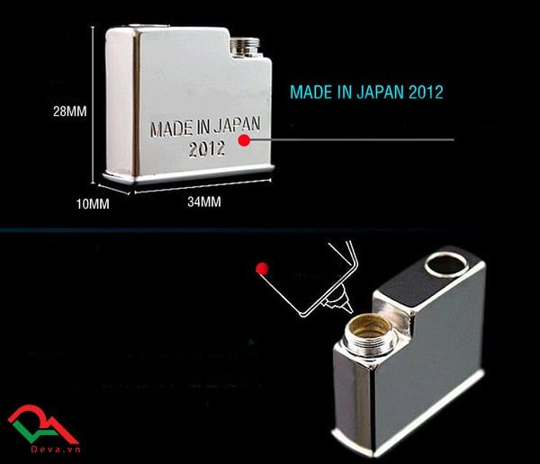 Bật lửa xăng đá Nhật  Marvelous B077