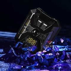 Bật lửa sạc điện 2 tia lửa chéo kèm đèn LED đa năng BLD02