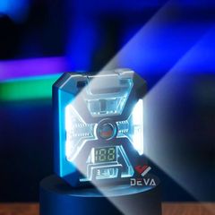 Bật lửa sạc điện 2 tia lửa chéo kèm đèn LED đa năng BLD02