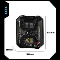 Bật lửa sạc điện 2 tia lửa chéo kèm đèn LED đa năng BLD02