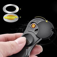 Bật lửa sạc điện con quay spinner