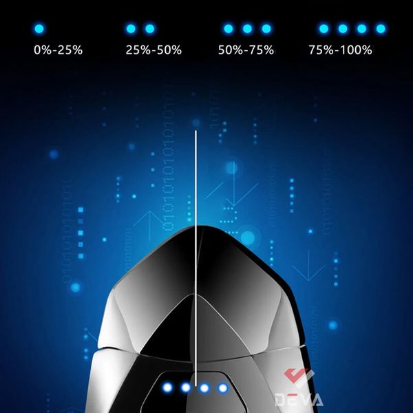 Bật lửa sạc USB hình kim cương 2 tia lửa điện KJ 809B